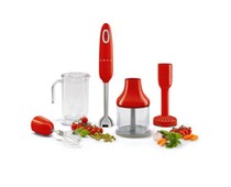 SMEG HBF03RDEU Погружной блендер, цвет красный