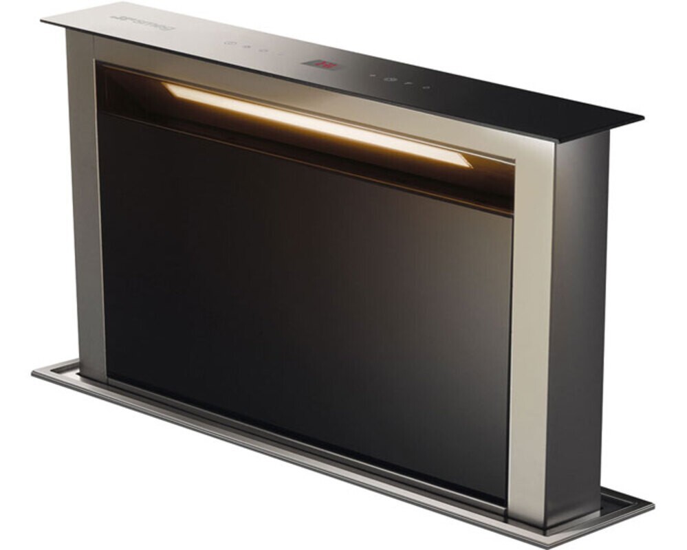 SMEG KDD60VXE-3 Вытяжка, встраиваемая в столешницу, 60 см, чёрное стекло