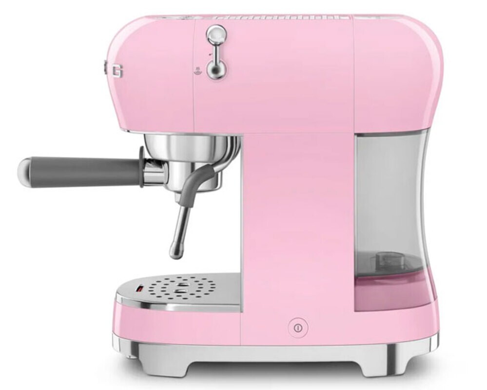 SMEG ECF02PKEU Кофемашина-эспрессо, цвет розовый
