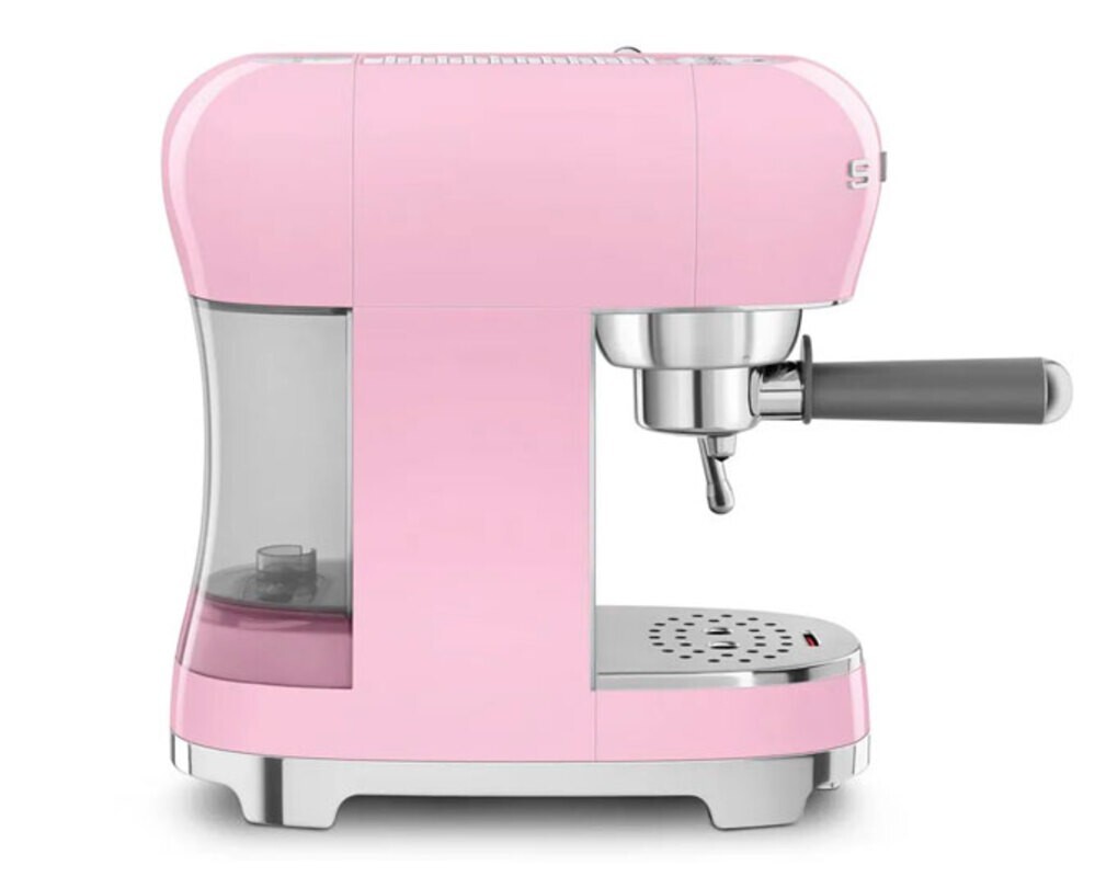 SMEG ECF02PKEU Кофемашина-эспрессо, цвет розовый