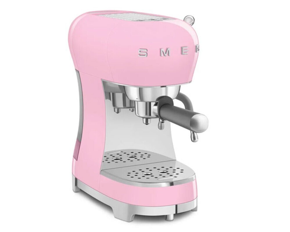SMEG ECF02PKEU Кофемашина-эспрессо, цвет розовый
