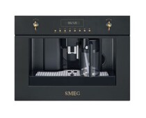 SMEG CMS8451A Автоматическая кофемашина,60 см, высота 45 см, антрацит, фурнитура латунная