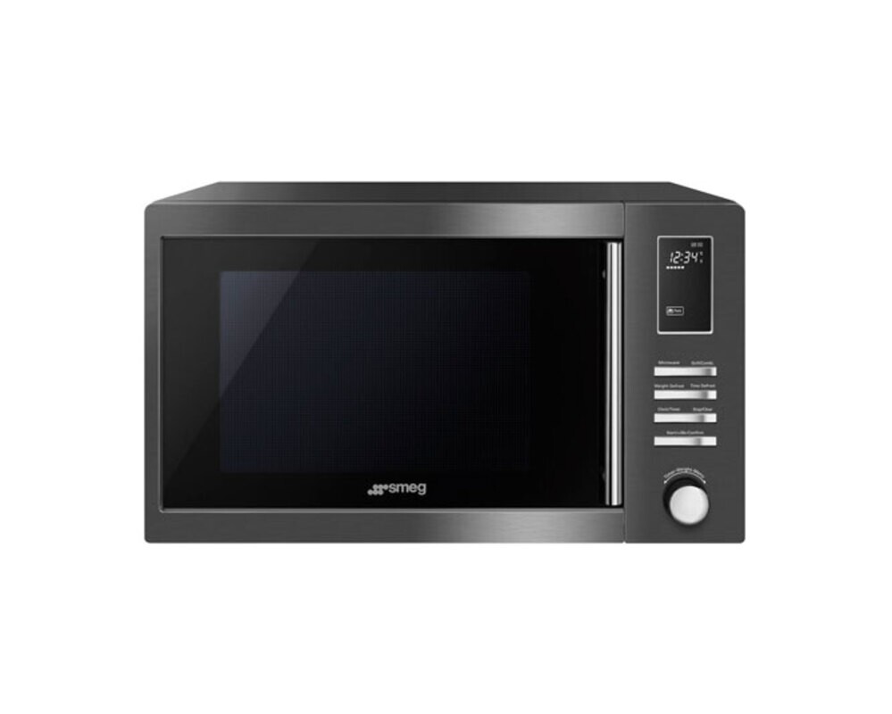 SMEG MOE25B Отдельностоящая микроволновая печь, 6 функций, цвет тёмная нержавеющая сталь