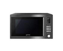 SMEG MOE25B Отдельностоящая микроволновая печь, 6 функций, цвет тёмная нержавеющая сталь