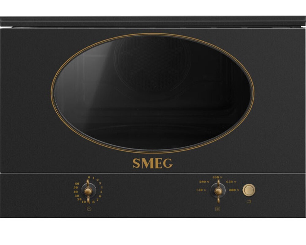 SMEG MP822NAO Встраиваемая микроволновая печь, цвет антрацит
