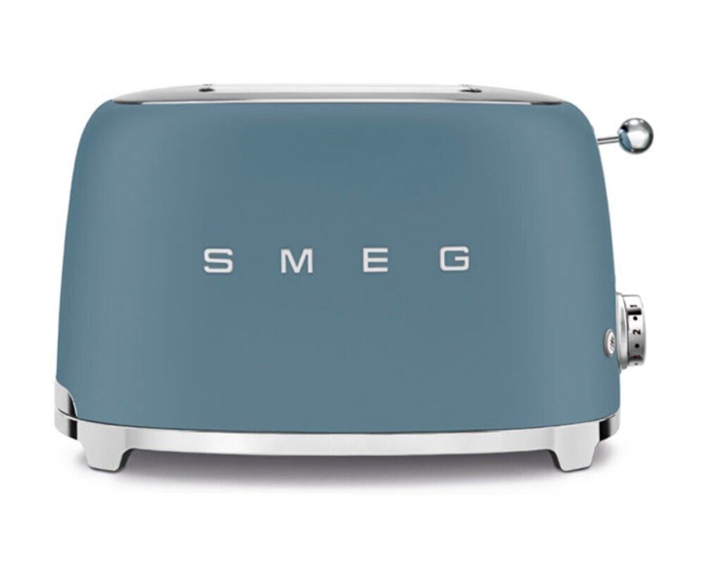 SMEG TSF01SBMEU Тостер на 2 ломтика, цвет синий шторм матовый