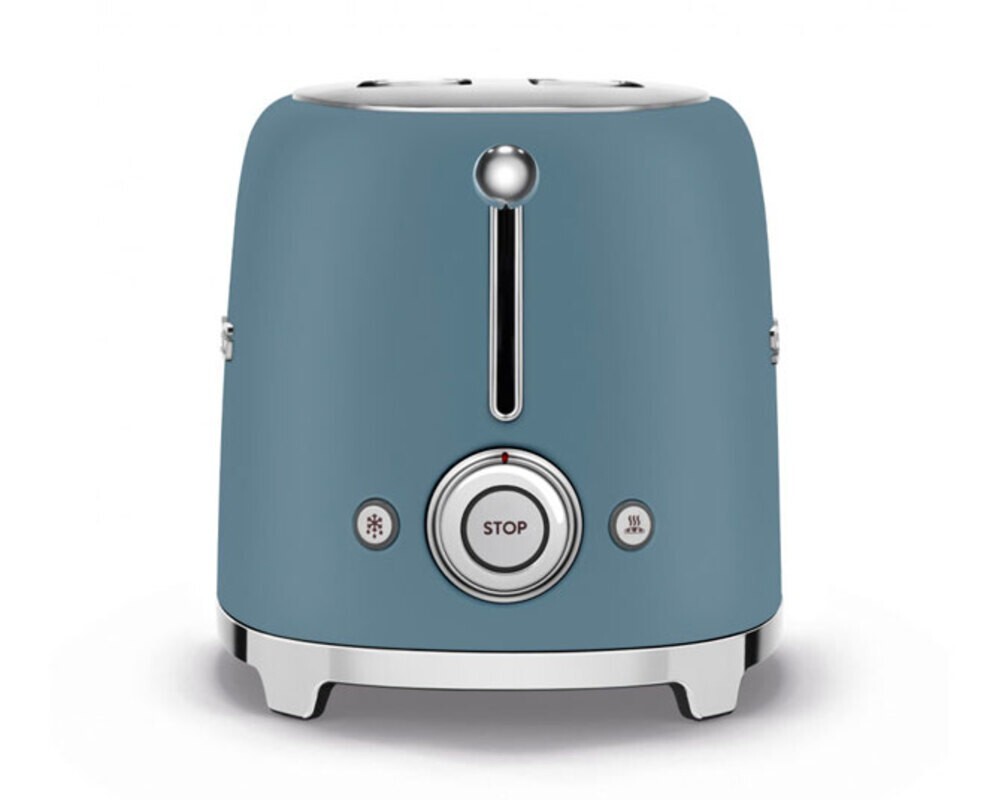 SMEG TSF01SBMEU Тостер на 2 ломтика, цвет синий шторм матовый