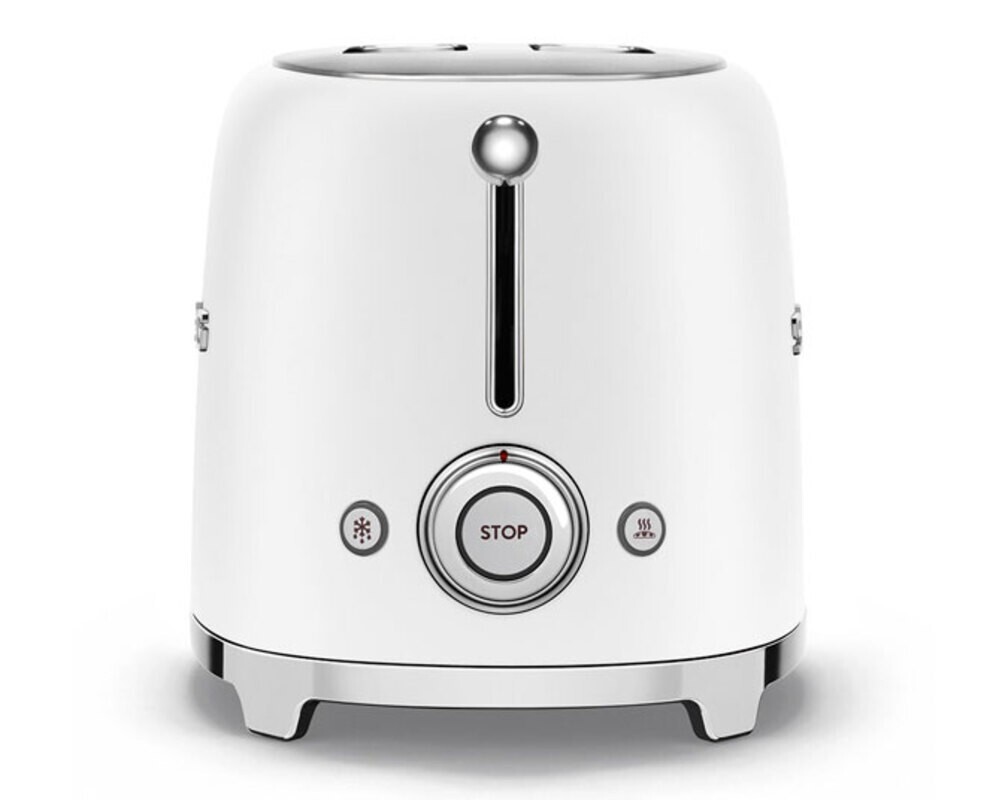 SMEG TSF01WHMEU Тостер на 2 ломтика, матовый белый