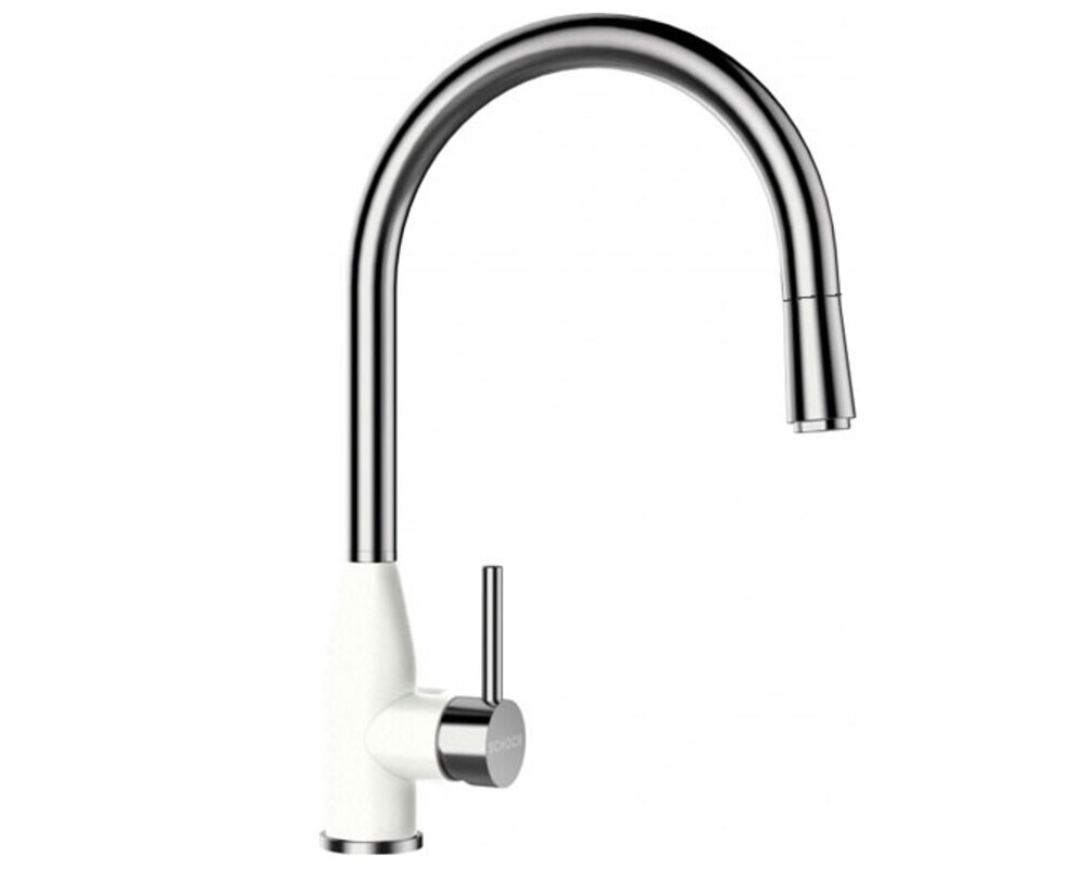 Смеситель Schock KAVUS-D сталь/альпина