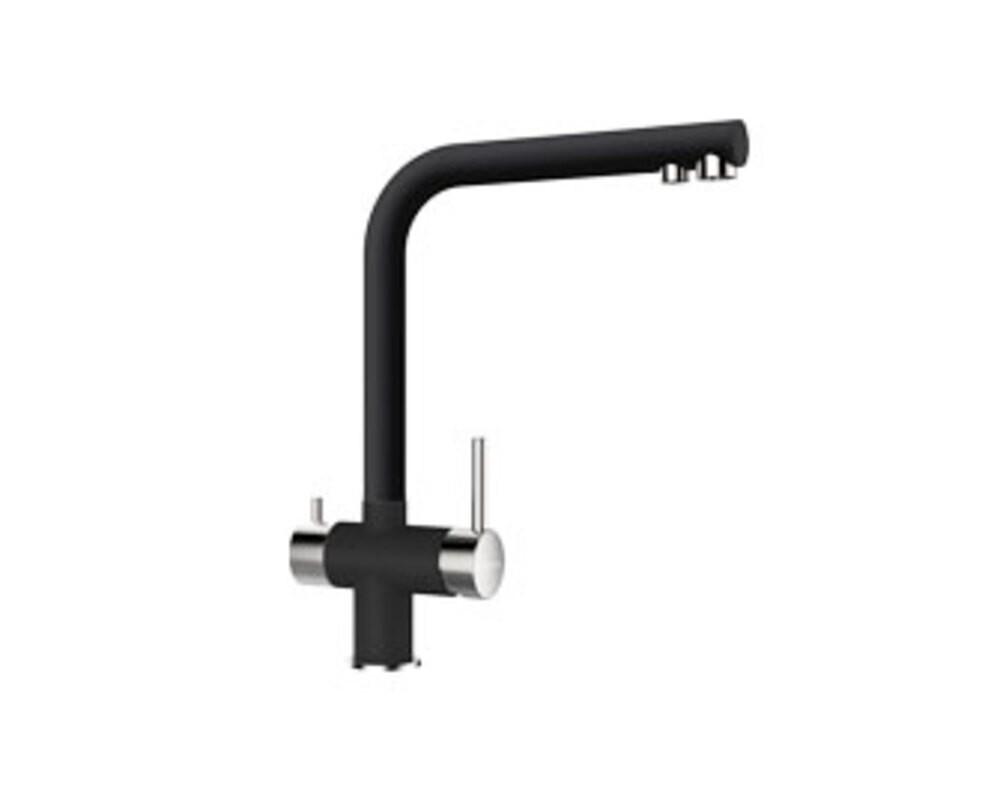 Смеситель Schock WELLUS New Cristadur нерж.сталь/магма (2 в 1)