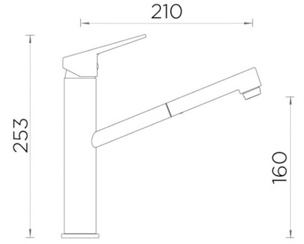 Смеситель Schock METIS-D хром