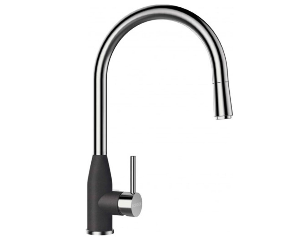 Смеситель Schock KAVUS-D сталь/баварский камень