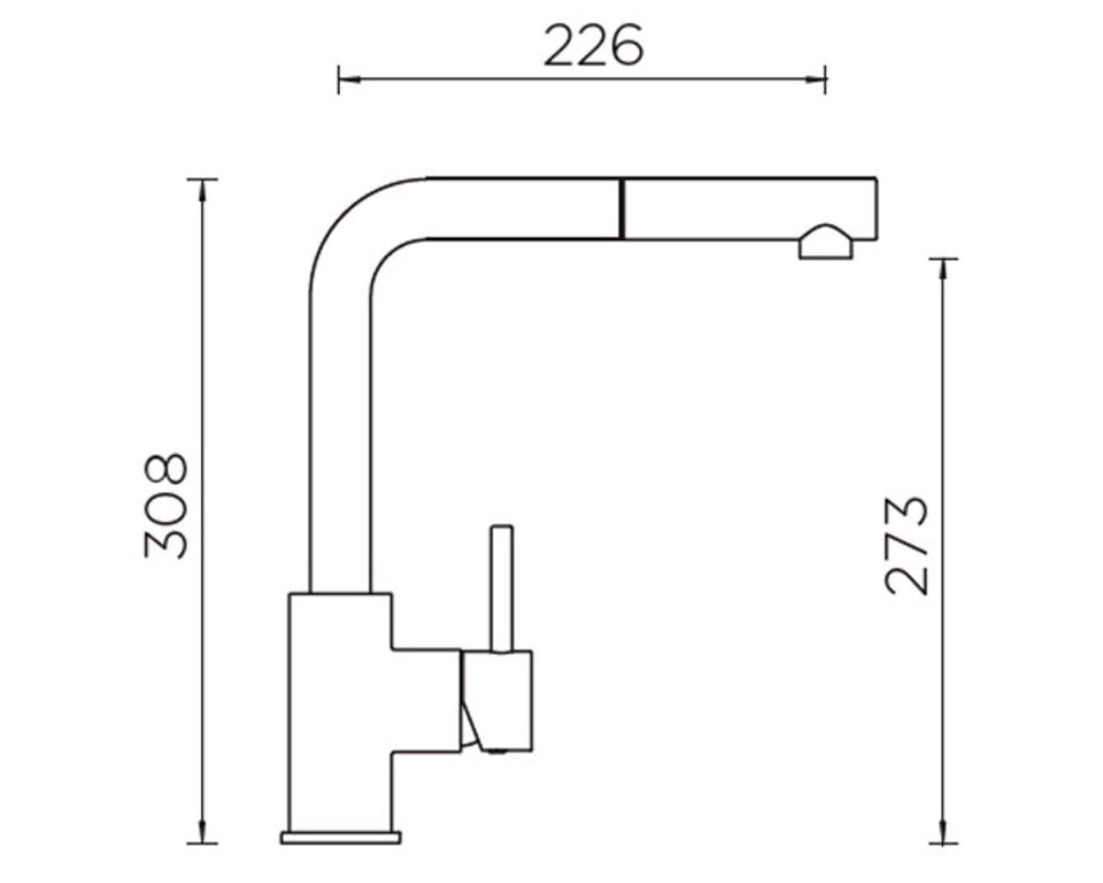 Смеситель Schock NAPOS-D Cristadur поларис