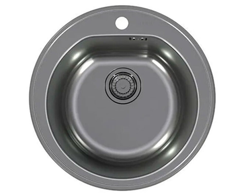 Мойка ALVEUS FORM MONARCH 30 ANTHRACITE-90 FI 510  в компл. с выпуском без сифона,