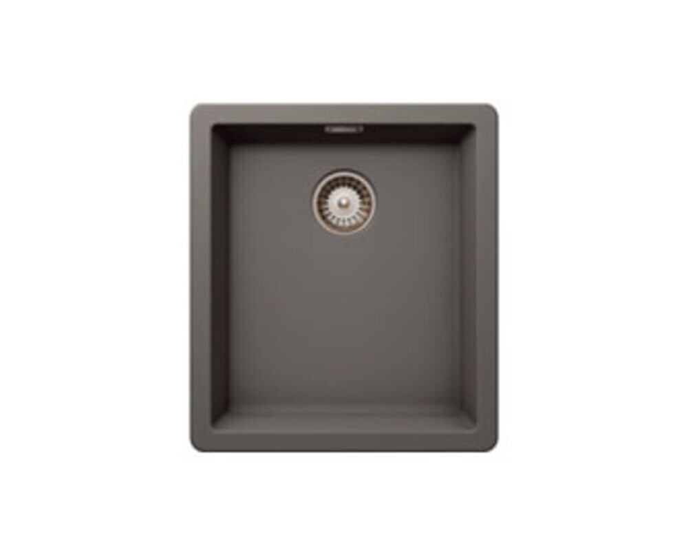 Мойка SCHOCK GREENWICH 45U Cristadur (подстольный монтаж) серебристый камень 406х456