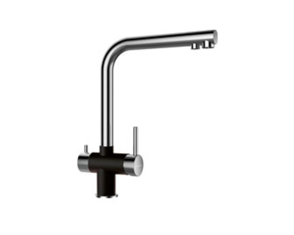 Смеситель Schock VITUS Cristadur сталь/пуро (2 в 1)