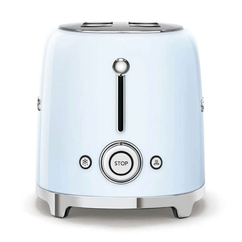 SMEG TSF01PBEU Тостер на 2 ломтика, пастельный голубой