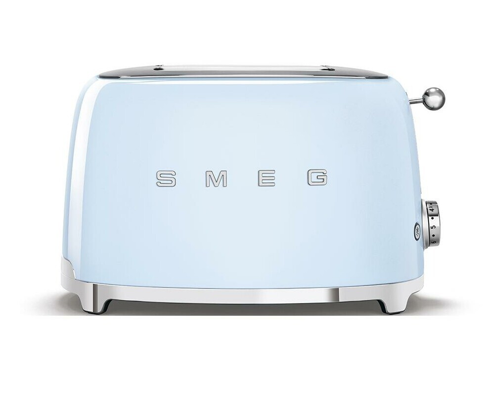 SMEG TSF01PBEU Тостер на 2 ломтика, пастельный голубой