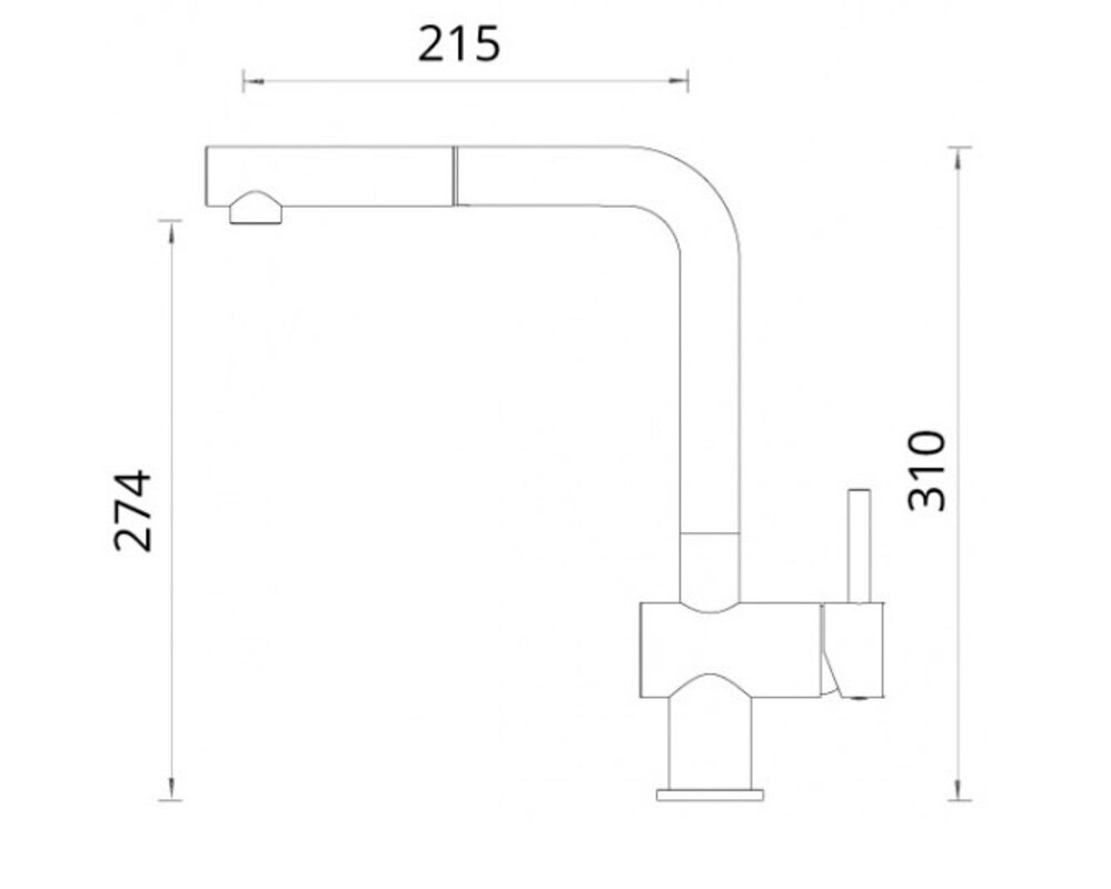 Смеситель Schock ЕPOS-D оникс