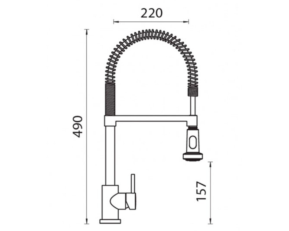 Смеситель Schock KARPO-D хром