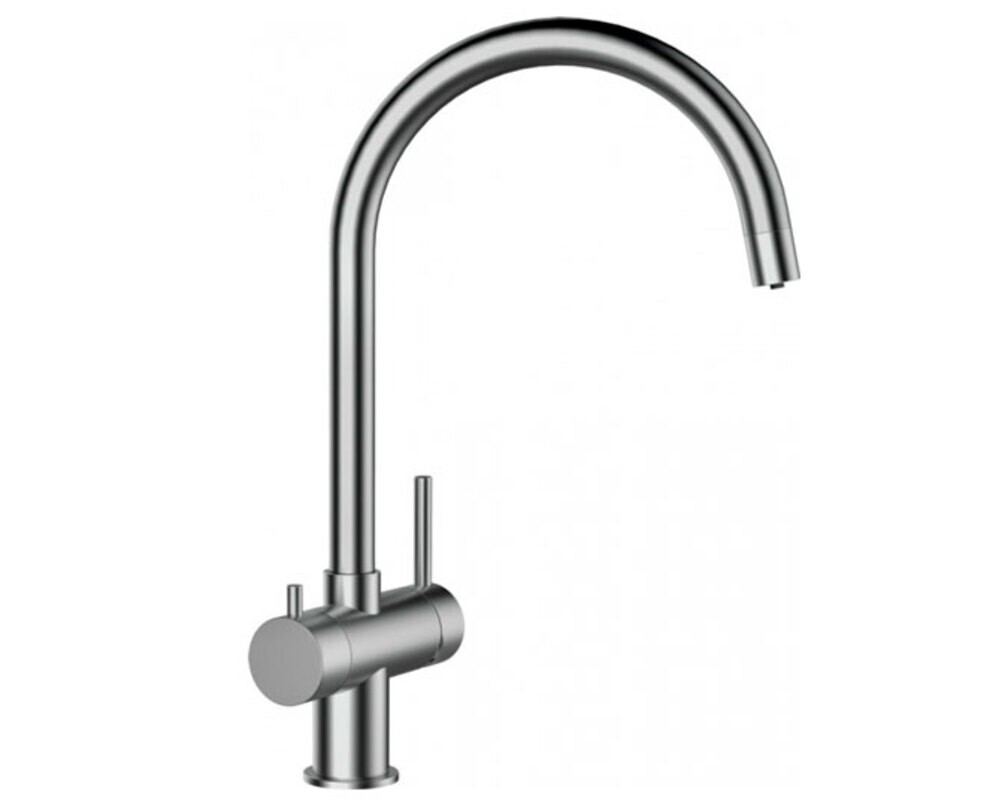 Смеситель Schock ARES нерж.сталь (2 в 1)