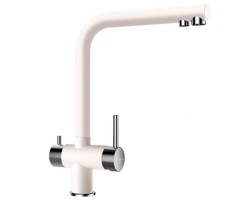 Смеситель Schock WELLUS New Cristadur нерж.сталь/поларис (2 в 1)