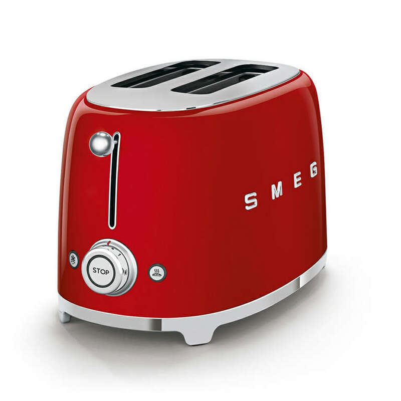 SMEG TSF01RDEU Тостер на 2 ломтика, красный