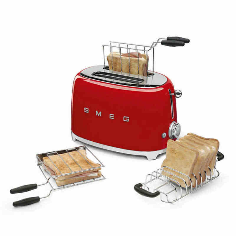 SMEG TSF01RDEU Тостер на 2 ломтика, красный