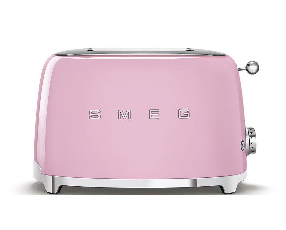 SMEG TSF01PKEU Тостер на 2 ломтика, розовый