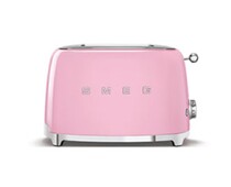 SMEG TSF01PKEU Тостер на 2 ломтика, розовый