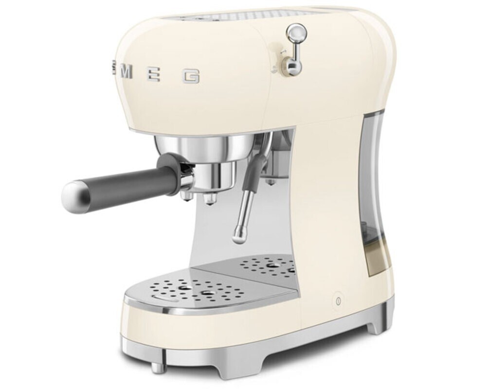 SMEG ECF02CREU Кофемашина-эспрессо, цвет кремовый