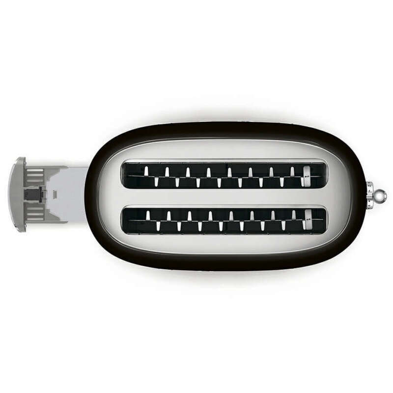 SMEG TSF02BLEU Тостер на 4 ломтика, черный