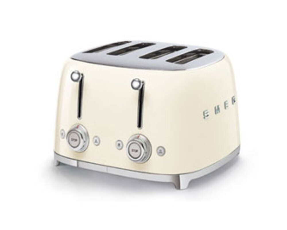 SMEG TSF03CREU Тостер на 4 ломтика, кремовый