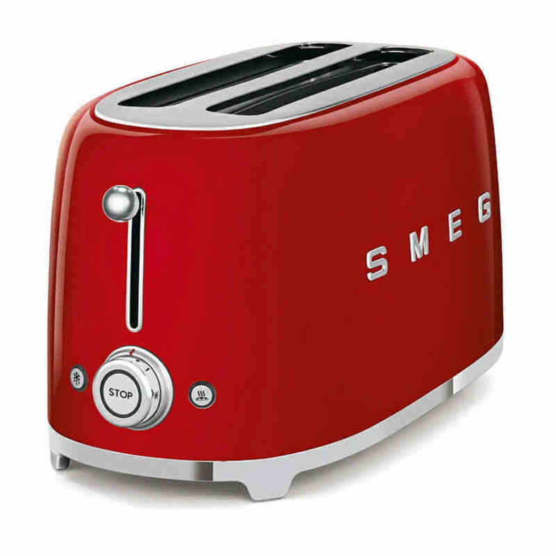 SMEG TSF02RDEU Тостер на 4 ломтика, красный