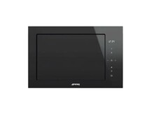 SMEG FMI625CN Встраиваемая микроволновая печь, 60 см, высота 38 см, 5 функций, черное стекло Eclipse