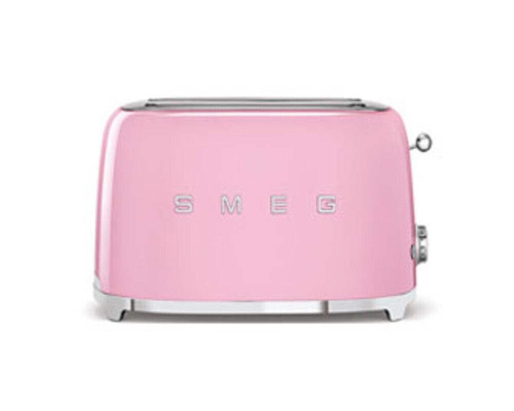 SMEG TSF02PKEU Тостер на 4 ломтика, розовый