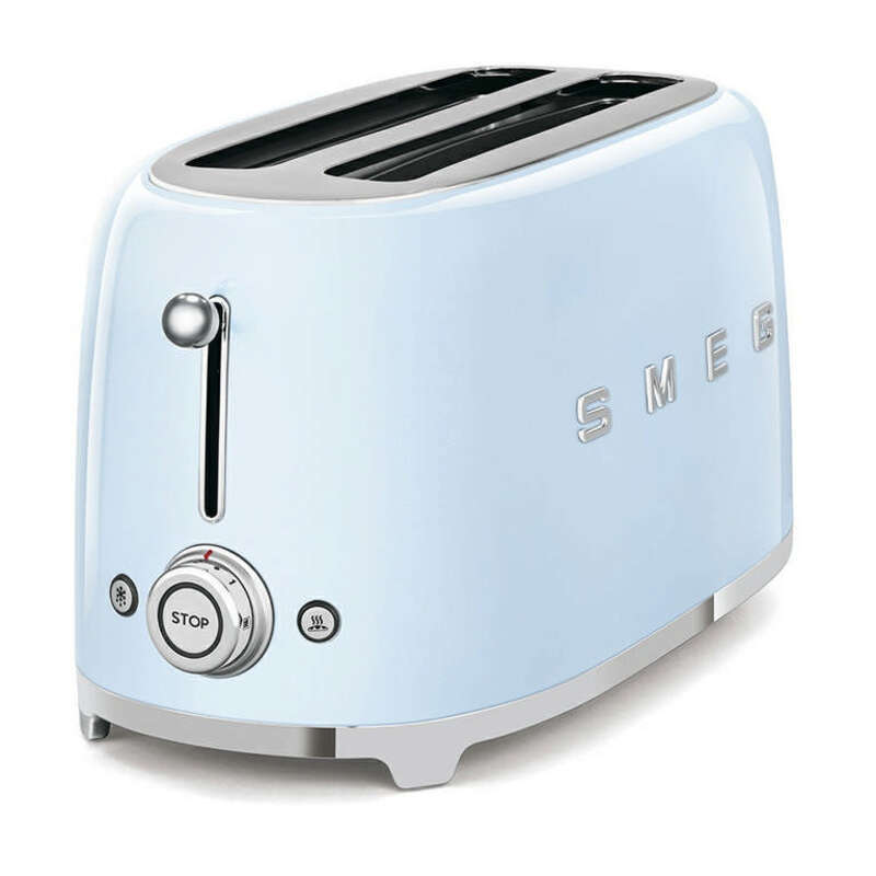 SMEG TSF02PBEU Тостер на 4 ломтика, пастельный голубой