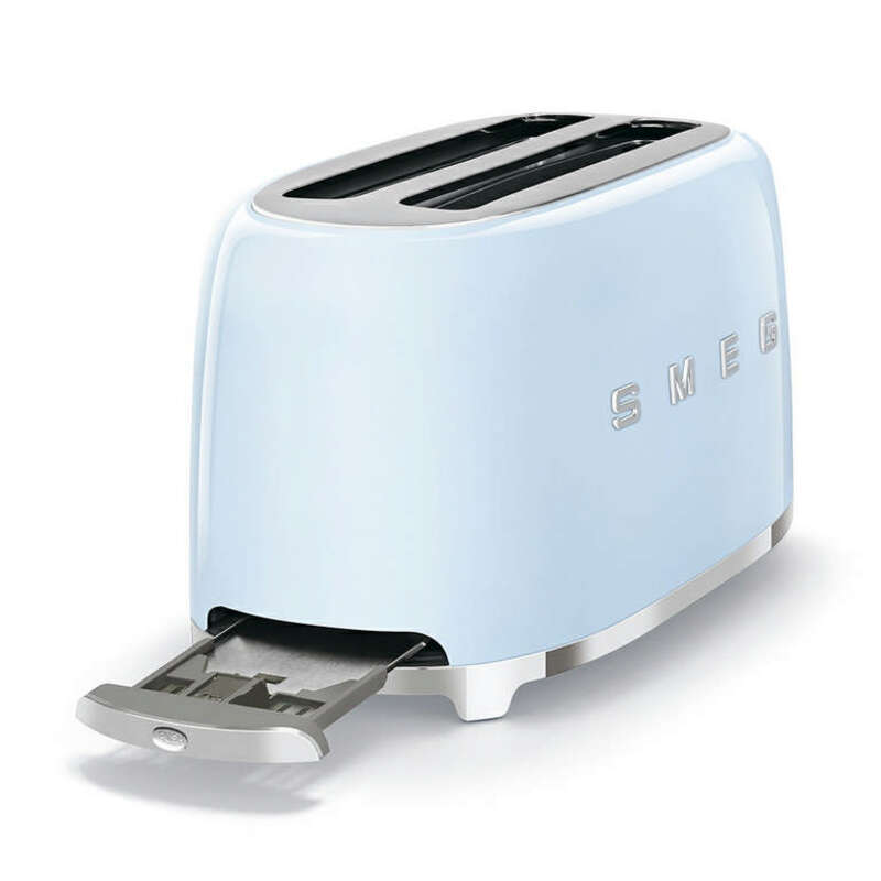 SMEG TSF02PBEU Тостер на 4 ломтика, пастельный голубой