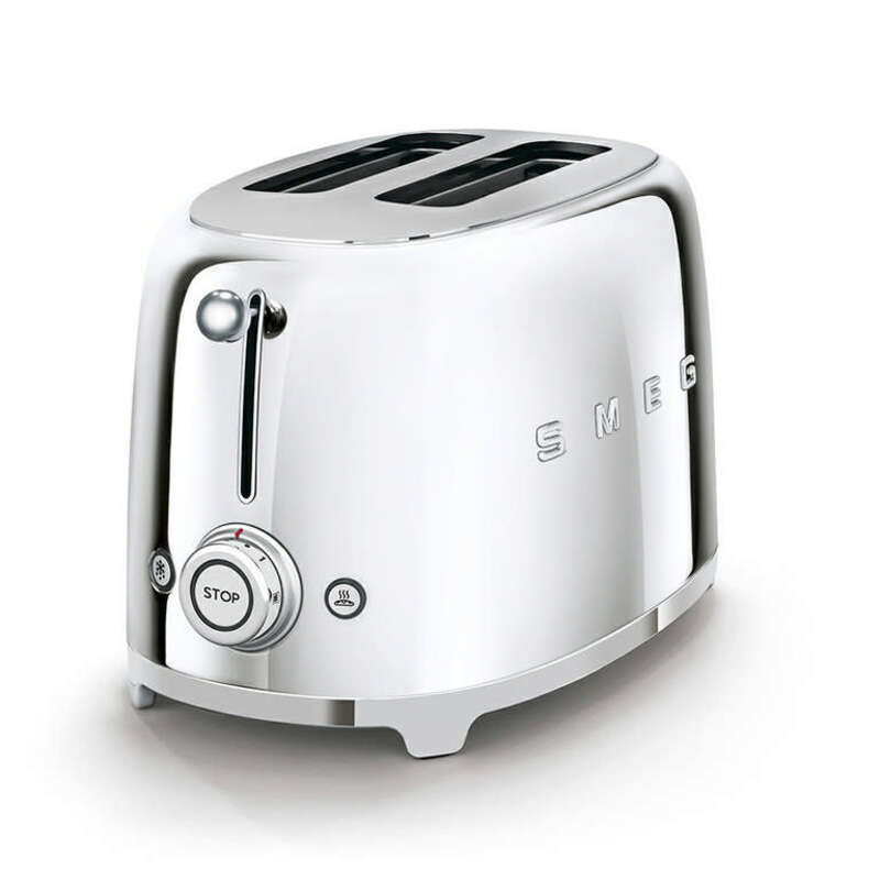 SMEG TSF01SSEU Тостер на 2 ломтика, хром