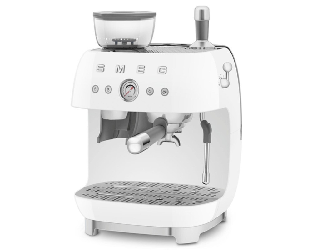 SMEG EGF03WHEU Кофемашина-эспрессо со встроенной кофемолкой, цвет белый
