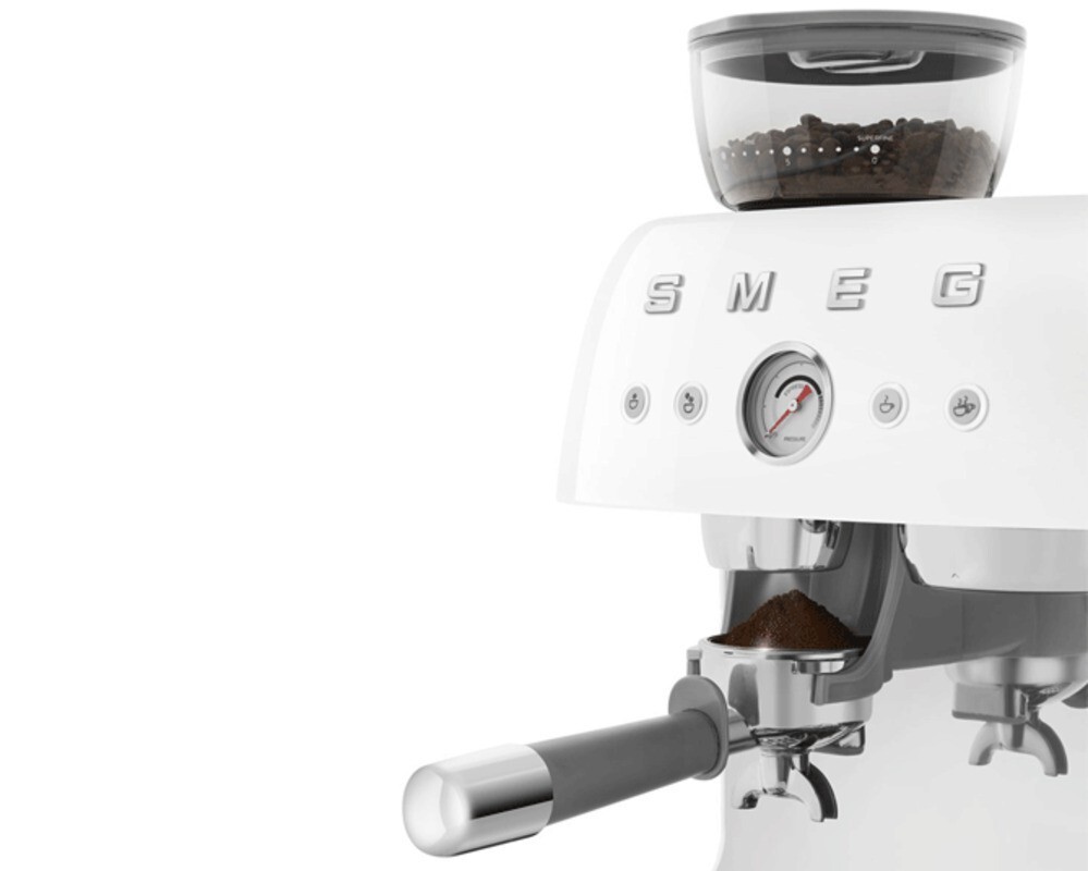 SMEG EGF03WHEU Кофемашина-эспрессо со встроенной кофемолкой, цвет белый