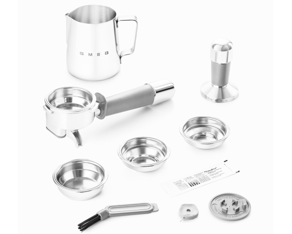 SMEG EGF03WHEU Кофемашина-эспрессо со встроенной кофемолкой, цвет белый