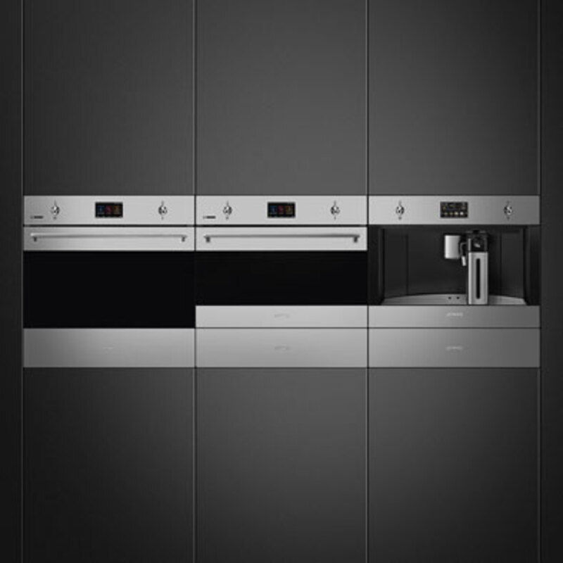 SMEG CPR315X Подогреватель посуды, 60 см, высота 14 см, нержавеющая сталь, открывание PUSH.