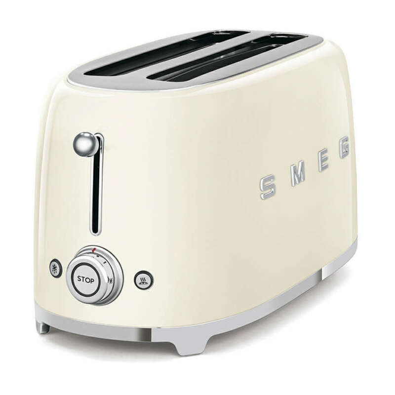 SMEG TSF02CREU Тостер на 4 ломтика, кремовый