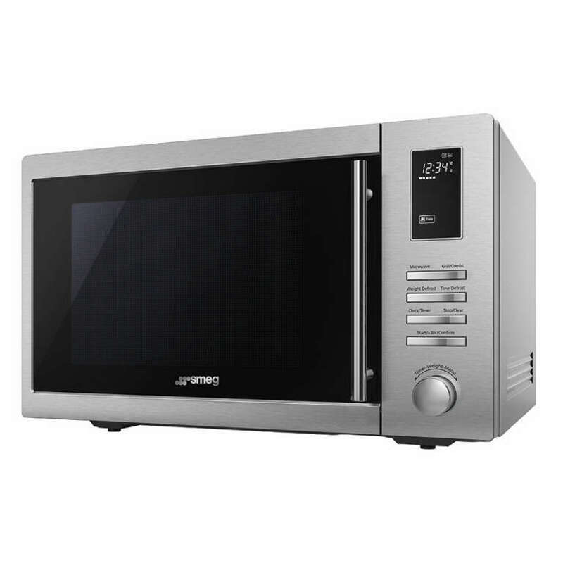 SMEG MOE25X Отдельностоящая микроволновая печь, 5 функций, нержавеющая сталь