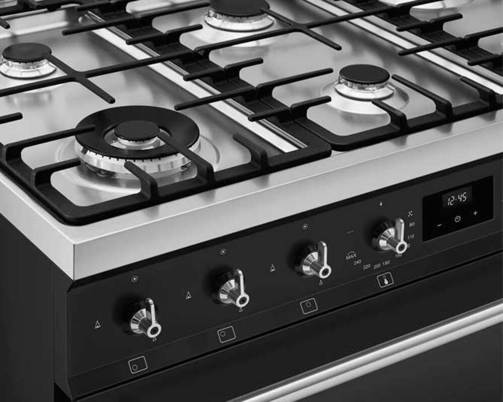 SMEG C9GMMB2 Отдельностоящий варочный центр, 90х60 см, цвет чёрный матовый