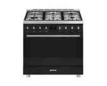 SMEG C9GMMB2 Отдельностоящий варочный центр, 90х60 см, цвет чёрный матовый