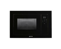 SMEG FMI120B3 Встраиваемая микроволновая печь, 60 см, высота 38 см, 5 функций, чёрное стекло