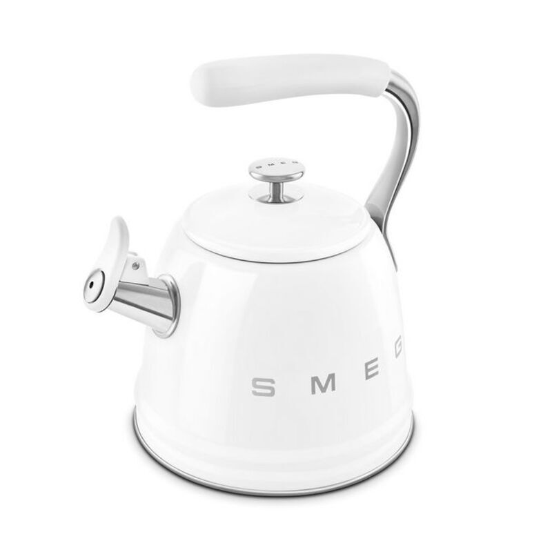 SMEG WKF01WH Чайник со свистком, 2.3 л, цвет белый