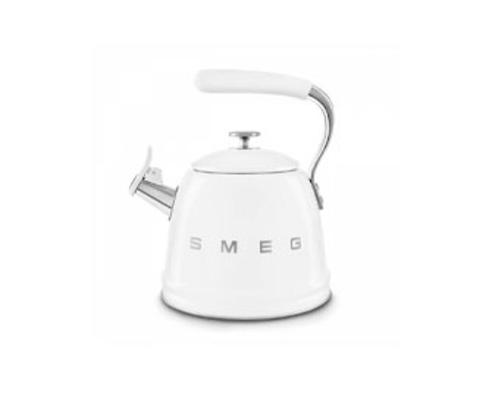 SMEG WKF01WH Чайник со свистком, 2.3 л, цвет белый